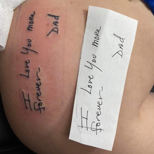 Explore simple one piece tattoo ideas, creative tattoo ideas in Mckinney, available at Borrowed Time Fine Art Gallery Tattoo Shop