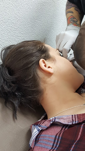 Explore jack and sally tattoo ideas, creative tattoo ideas in Salem, available at Addictions BodyArt Body Piercing & Tattoo