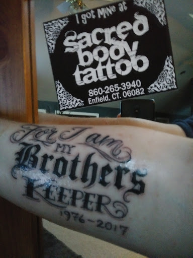 Tattoo Shop «Sacred Body - A Tattoo Gallery», reviews and photos, 27 N Main St, Enfield, CT 06082, USA