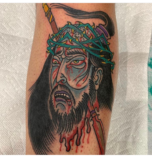 Explore tattoo ideas half sleeve men, creative tattoo ideas in Newburgh, available at Millennium Tattoo