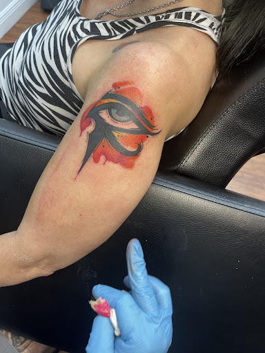 Explore computer tattoo ideas, creative tattoo ideas in Cocoa, available at Rorschach Tattoo Shop and Piercing Studio