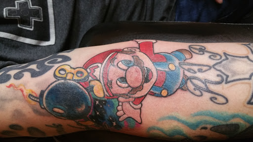 Explore baphomet tattoo ideas, creative tattoo ideas in Brunswick, available at Street Life Tattoos