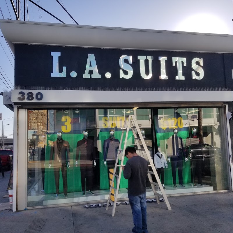 L.A. SUIT OUTLET 3 suits for $180