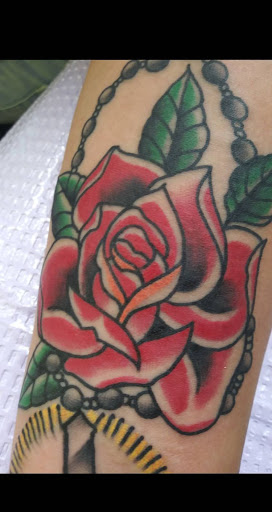 Explore cover up sleeve tattoo ideas, creative tattoo ideas in Houston, available at Moonlight Piercings & Tattoos Studio