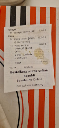 Damas Ros à Göttingen menu