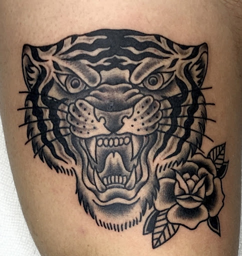 Explore stitch tattoo ideas for ladies, creative tattoo ideas in Lakeview, available at Immaculate Heart Tattoo