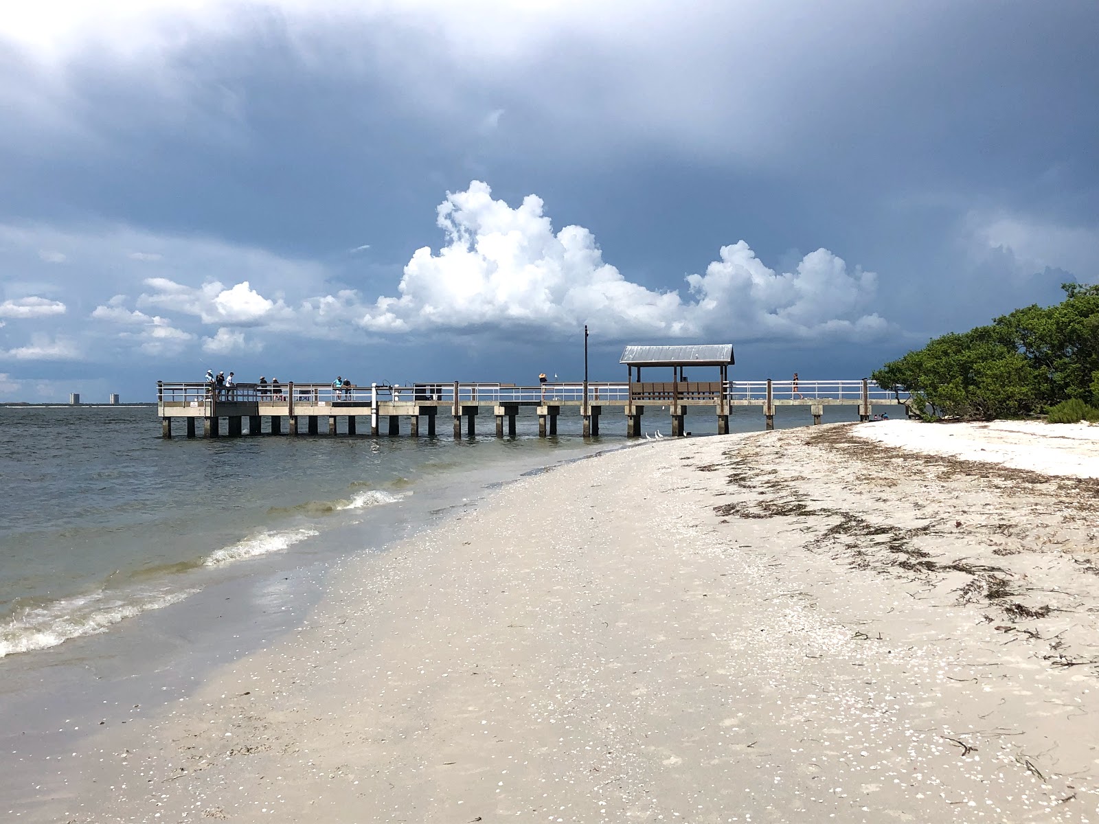 Sanibel Island North的照片 带有碧绿色水表面