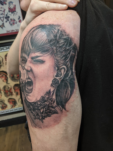 Explore hunter hunter tattoo ideas, creative tattoo ideas in Pikeville, available at Sacred Mountain Tattoo