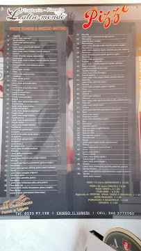 Menu du L'Altro Mondo di Garzone Luigi à Massa Finalese