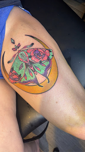 Explore shoulder tattoo cover up ideas, creative tattoo ideas in Palatka, available at OG tattoo studio