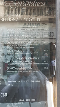 Granduca Restaurant Taormina à Taormina menu