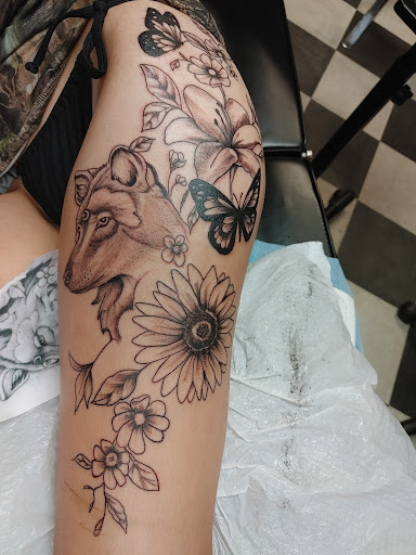 Explore air force tattoo ideas, creative tattoo ideas in Newport, available at T N T Explosive Tattoo