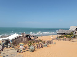 Foto di Praia da Pedra Branca con costa lunga e dritta
