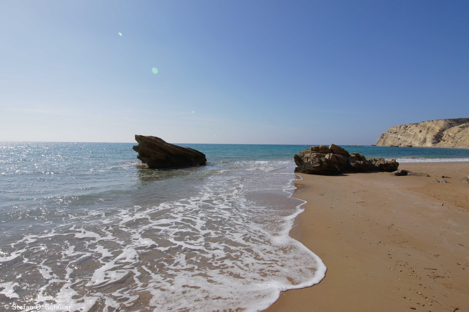 Fotografija Quiet beach II z turkizna čista voda površino