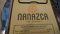 Restaurant péruvien Nanazca à Clermont-Ferrand - menu / carte