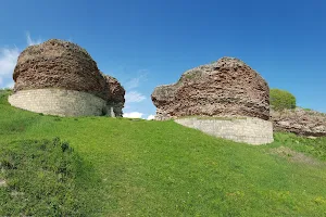 The ruins of the ancient city walls of Gabala image