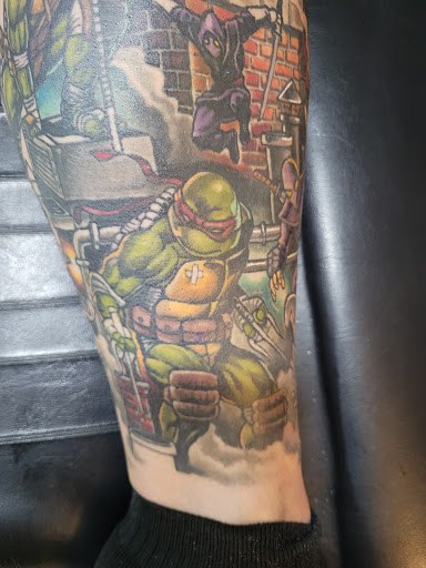 Explore women half sleeve tattoo ideas, creative tattoo ideas in Chester, available at All City Tattoo