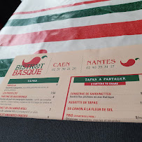 Bistro Le Bistrot Basque à Caen - menu / carte