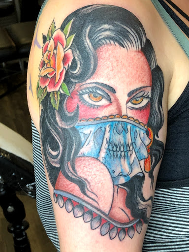 Explore dexter tattoo ideas, creative tattoo ideas in San Angelo, available at Old Town Tattoo