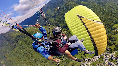 Lenvair parapente Valloire à Valmeinier