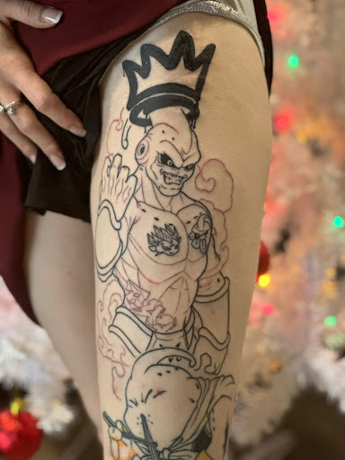 Explore circus tattoo ideas, creative tattoo ideas in Goose Creek, available at Red Kirin Tattoo