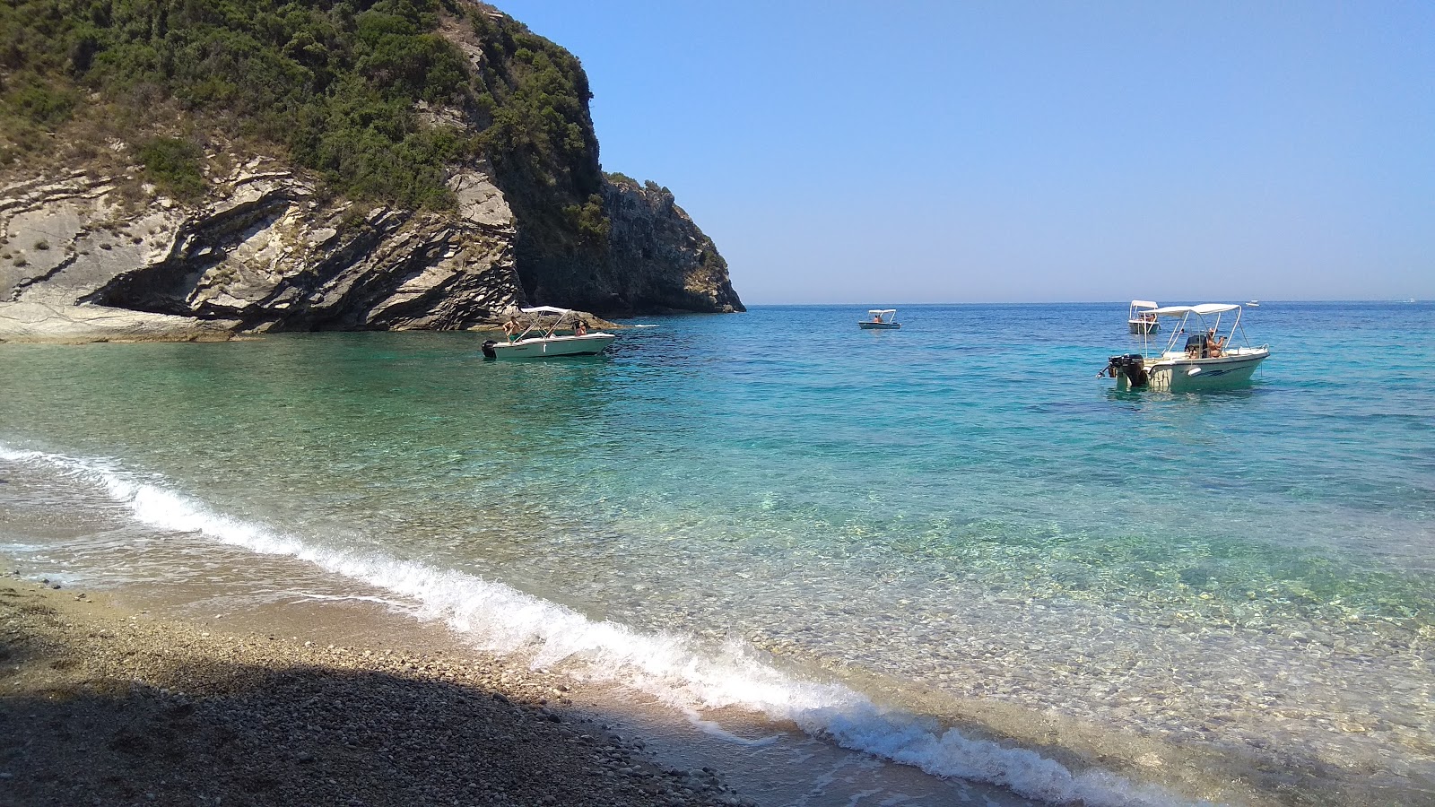 Photo of Kolias beach located in natural area