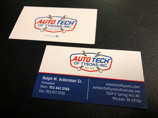 Auto Repair Shop «Auto Tech of Tysons Inc», reviews and photos, 1524 Spring Hill Rd, McLean, VA 22102, USA