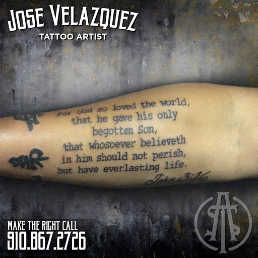 Explore north carolina tattoo ideas, creative tattoo ideas in Fayetteville, available at American Tattoo Society of Fayetteville