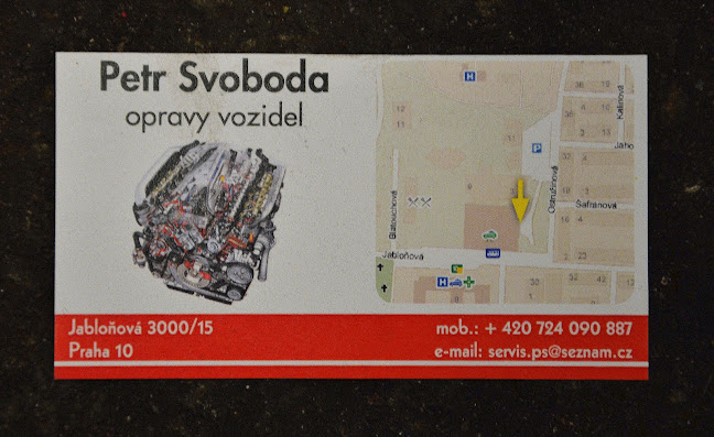 Autoservis Petr Svoboda telefonní číslo