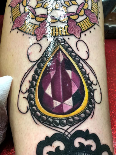 Explore addiction tattoo ideas, creative tattoo ideas in Smithville, available at Sanctioned Arts Tattoo Co.