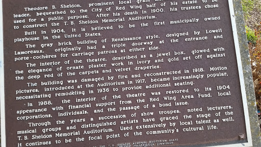 Performing Arts Theater «Sheldon Theatre», reviews and photos, 443 W 3rd St, Red Wing, MN 55066, USA