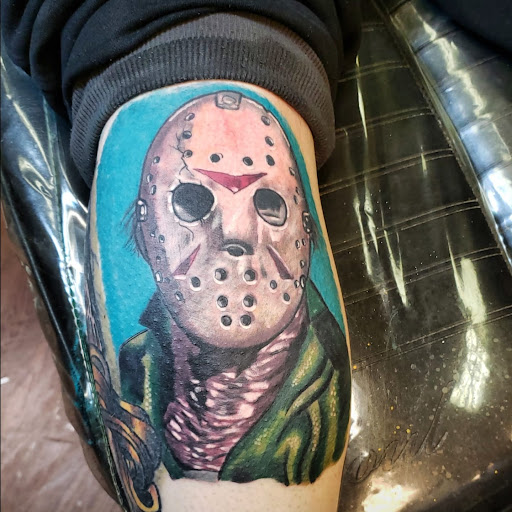 Explore fire dept tattoo ideas, creative tattoo ideas in Riverside, available at Darkstar Tattoo CA