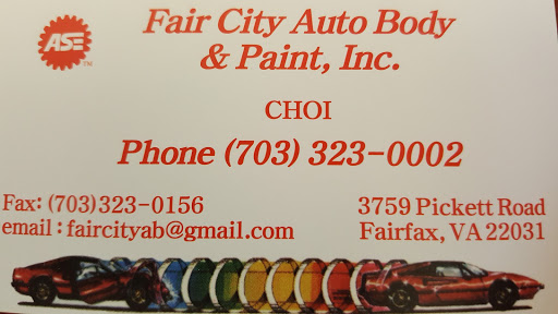 Auto Body Shop «Fair City Auto Body Inc», reviews and photos, 3759 Pickett Road, Fairfax, VA 22031, USA