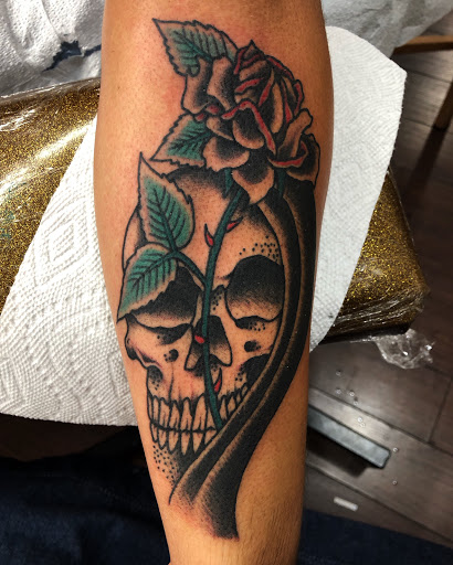 Explore cross tattoos ideas, creative tattoo ideas in Costa Mesa, available at Gold Rush Tattoo