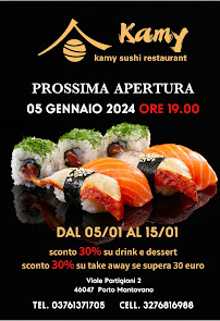 kamy sushi Ristorante à Bancole menu