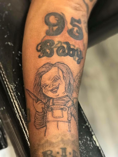 Explore smurf tattoo ideas, creative tattoo ideas in Lexington, available at LexInk Tattoo