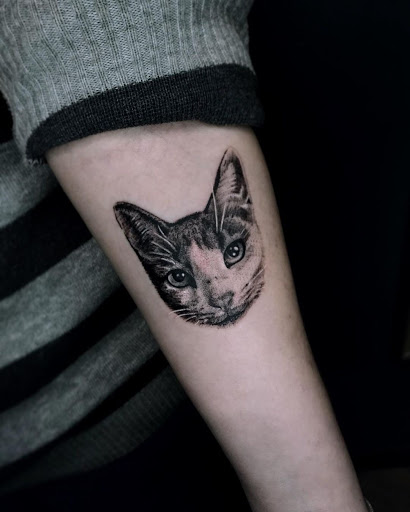 Explore hydrocephalus tattoo ideas, creative tattoo ideas in Corona, available at Crop Circles Tattoo Studio