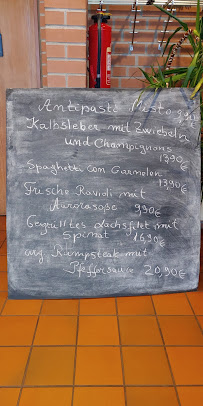 Carte du Restaurant La Trattoria à Nahe