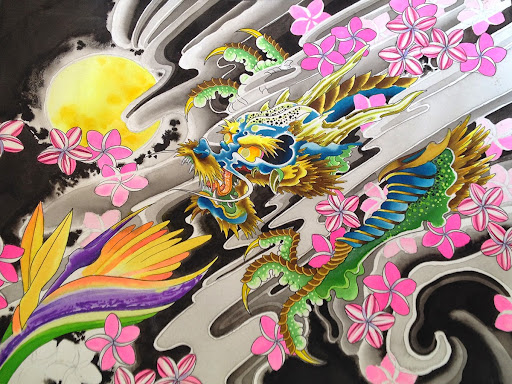 Explore spyro tattoo ideas, creative tattoo ideas in Lahaina, available at Sweet Trade Tattoo