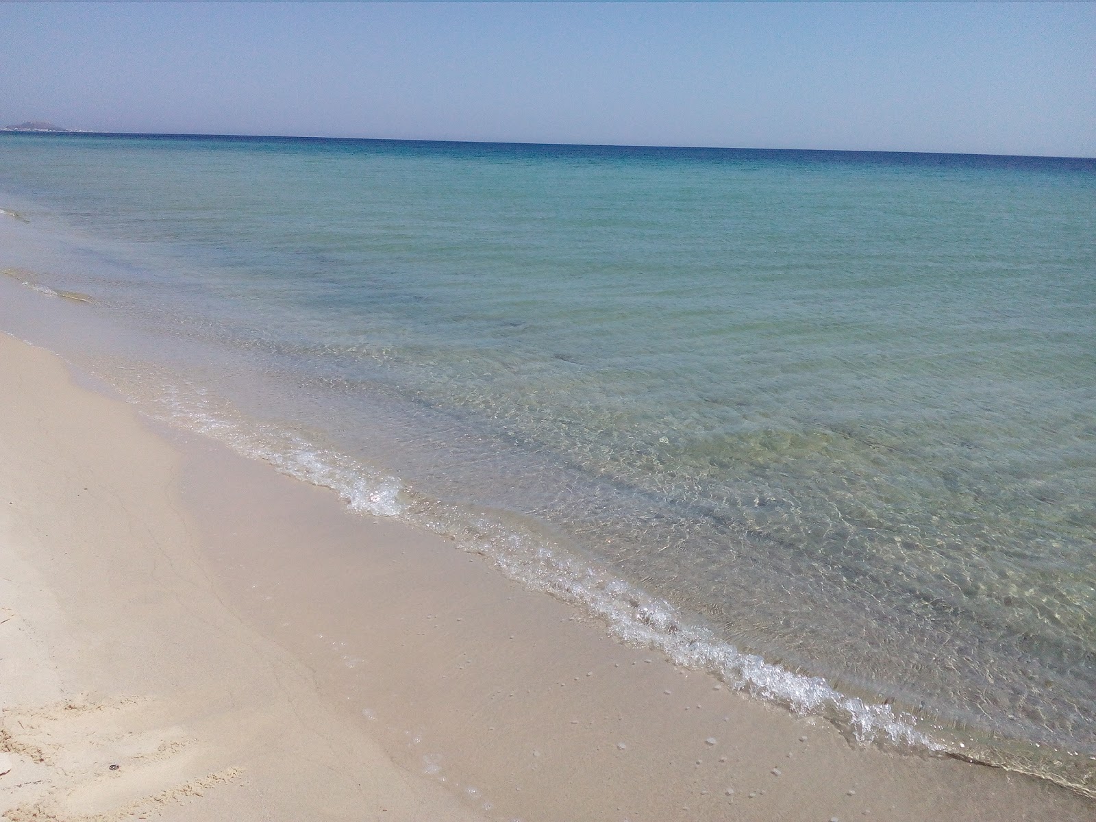 Fotografija EL Mrigueb Beach z dolga ravna obala