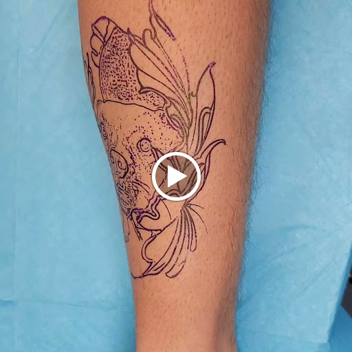 Explore forearm dragon tattoo ideas, creative tattoo ideas in Monroe Township, available at Ink Therapy Tattoo