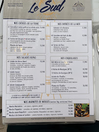 Restaurant Le Sud à Valras-Plage carte