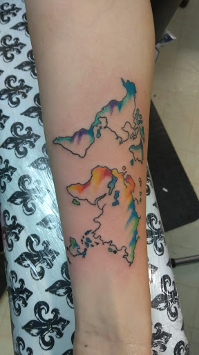 Explore half sleeve tattoo ideas for guys, creative tattoo ideas in Bowling Green, available at Taboo Tattoos and Piercings