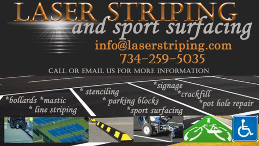 Laser Striping and Sport Surfacing