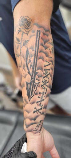 Explore tattoo ideas for men inner bicep, creative tattoo ideas in Ocala, available at The Tattoo Gallery of Ocala LLC