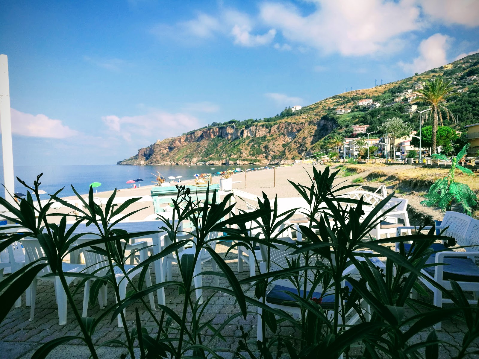 Fotografija Cetraro beach II z modra voda površino