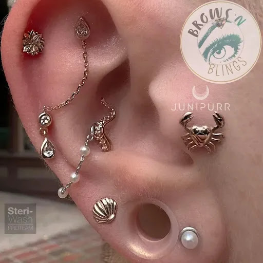 Explore yin yang couple tattoo ideas, creative tattoo ideas in Bellefonte, available at Hocus PokeUs Piercing Studio (formally Brows n Blings)