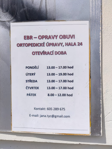 Recenze na EBR - OPRAVY OBUVI v Praha - Prodejna obuvi