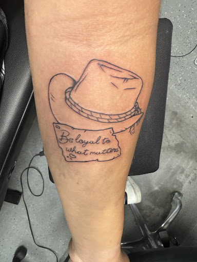 Explore tattoo ideas for a name, creative tattoo ideas in League City, available at Zen Body Art & Adornment Tattoo Shop
