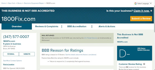 Mobile Phone Repair Shop «1800Fix | Electronics and Cell Phone Repair», reviews and photos, 2853 Third Ave, Bronx, NY 10455, USA